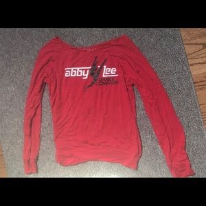 Abby Lee off-the-shoulder top